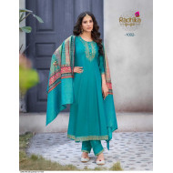Radhika Lifestyle Gulmohar vol 1 Anarkali Kurti with Pant and Duptta Catalog at Wholesale Rate Radhika Lifestyle Gulmohar vol 1 Anarkali Kurti with Pant and Duptta Catalog at Wholesale Rate