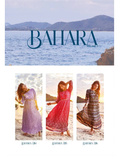 Anju Fabrics Bahara Vol 2 Designer Gowns Catalog at Wholesale Rate