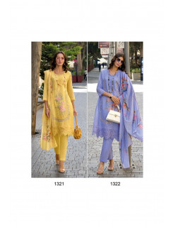 Zaveri Rubina Embroidery Salwar Kameez Catalog at Wholesale Rate