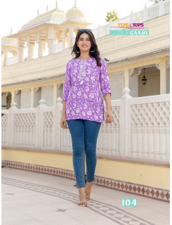 Tips Tops Cotton Candy vol 4 Ladies Tops Catalog at Wholesale Rate