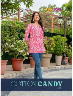 Tips Tops Cotton Candy vol 4 Ladies Tops Catalog at Wholesale Rate Tips Tops Cotton Candy vol 4 Ladies Tops Catalog at Wholesale Rate