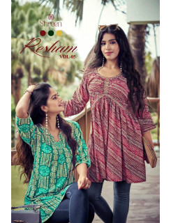Shreen Resham Vol 5 Ladies Tops Catalog at Wholesale Rate