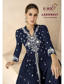 Vamika Lakhnavi Vol 6 Platinum Lucknowi Work Kurti Plazo Dupatta Catalog at Wholesale Rate Vamika Lakhnavi Vol 6 Platinum Lucknowi Work Kurti Plazo Dupatta Catalog at Wholesale Rate