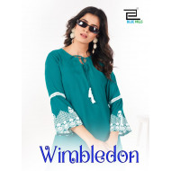Blue Hills Wimbledon Rayon Kurti Catalog at Wholesale Rate Blue Hills Wimbledon Rayon Kurti Catalog at Wholesale Rate