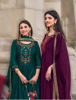 Buy wholesale Anarkali suits Cotton anarkali dress online from Surat