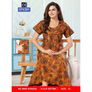 Enora Cotton Fancy Nighty 1  Night Dress Catalog At Wholesale Rate Enora Cotton Fancy Nighty 1  Night Dress Catalog At Wholesale Rate
