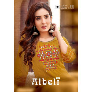 Kadlee Albeli Rayon Kurti Catalog at Wholesale Rate Kadlee Albeli Rayon Kurti Catalog at Wholesale Rate