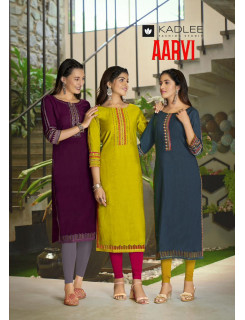 Kadlee Aarvi Designer Kurti Catalog at Wholesale Rate