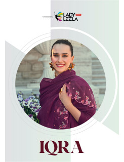 Lady Leela Iqra Embroidery Salwar Kameez Catalog at Wholesale Rate