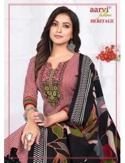Aarvi Fashions  Heritage Vol 2 Printed Salwar Kameez Catalog at Wholesale Rate
