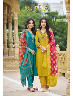 Karissa Nora Vol 3 Readymade Dress Catalog at Wholesale Rate