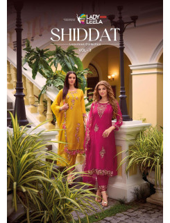 Lady Leela Shiddat Vol 3 Embroidery Salwar Kameez Catalog at Wholesale Rate