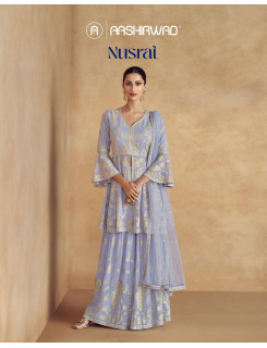 Aashirwad Nusrat Designer Wedding Party Salwar Suits Catalog at Wholesale Rate Aashirwad Nusrat Designer Wedding Party Salwar Suits Catalog at Wholesale Rate