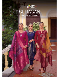 Lady Leela Suhagan Readymade Dress Catalog at Wholesale Rate