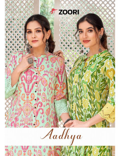 Zoori Adhya Printed Kurti Catalog at Wholesale Rate