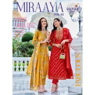 Radhika Lifestyle Miraaya Vol 1 Printed Salwar Kameez Catalog at Wholesale Rate