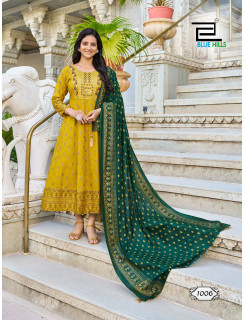Blue Hills Ritu Special Vol 1 Anarkali Kurti Catalog at Wholesale Rate Blue Hills Ritu Special Vol 1 Anarkali Kurti Catalog at Wholesale Rate