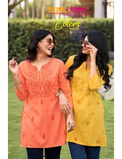 Tips And Tops Colors Vol 3 Ladies Tops Catalog at Wholesale Rate Tips And Tops Colors Vol 3 Ladies Tops Catalog at Wholesale Rate
