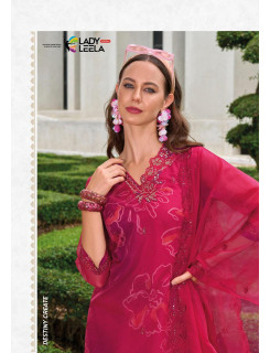 Lady Leela Aleena Printed Salwar Kameez Catalog at Wholesale Rate