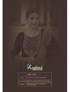 Karissa Roshani Nx Readymade Dress Catalog at Wholesale Rate