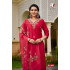 Anju Fabrics New Red Readymade Dress Size Set at Wholesale Rate