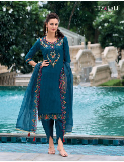 Lily Lali Blue Single Piece Suits at Wholesale Rate
