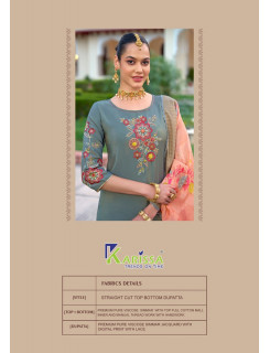 Karissa Mohini Readymade Dress Catalog at Wholesale Rate