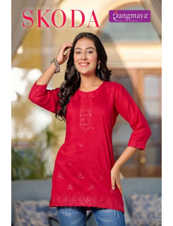 Rangmaya Skoda Ladies Tops Catalog at Wholesale Rate