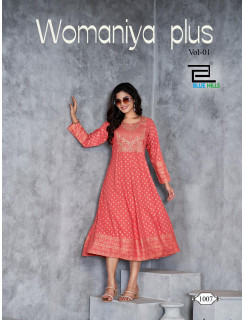 Blue Hills Womaniya Plus Vol 1 One Piece Dress Catalog at Wholesale Rate