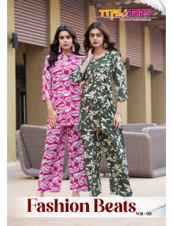 Tips And Tops Fashion Beats Vol 08 Co Ord Set Catalog at Wholesale Rate Tips And Tops Fashion Beats Vol 08 Co Ord Set Catalog at Wholesale Rate