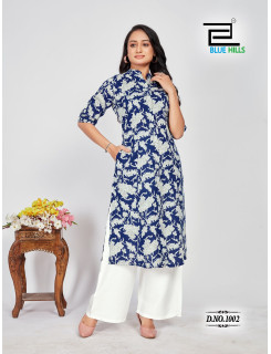 Blue Hills Maher Rayon Kurti Catalog at Wholesale Rate Blue Hills Maher Rayon Kurti Catalog at Wholesale Rate
