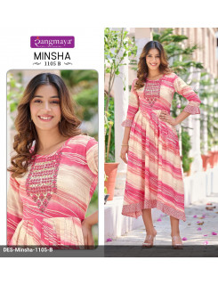 Rangmaya Minsha One Piece Dress Size Set at Wholesale Rate