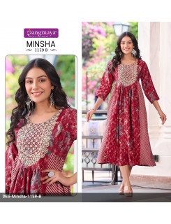 Rangmaya Minsha One Piece Dress Size Set at Wholesale Rate