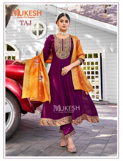 Mukesh Taj Anarkali suits Catalog at Wholesale Rate