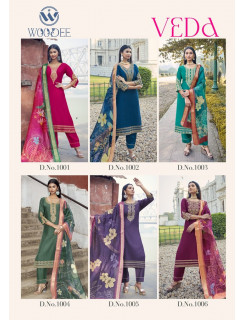 Woodee Veda Readymade Dress Catalog at Wholesale Rate