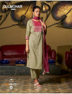 100Miles Gulmohar Cotton Salwar Kameez Catalog at Wholesale Rate 100Miles Gulmohar Cotton Salwar Kameez Catalog at Wholesale Rate