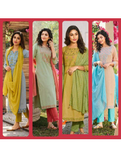 100Miles Nirja Cotton Salwar Kameez Catalog at Wholesale Rate 100Miles Nirja Cotton Salwar Kameez Catalog at Wholesale Rate