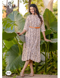 Mittoo Kurti Belt Vol 18 One Piece Dress Catalog at Wholesale Rate Mittoo Kurti Belt Vol 18 One Piece Dress Catalog at Wholesale Rate