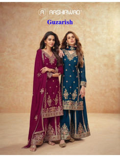Aashirvad Creation Guzarish Embroidery Salwar Kameez Catalog at Wholesale Rate Aashirvad Creation Guzarish Embroidery Salwar Kameez Catalog at Wholesale Rate