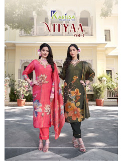 karissa Nityaa Printed Salwar Kameez Catalog at Wholesale Rate