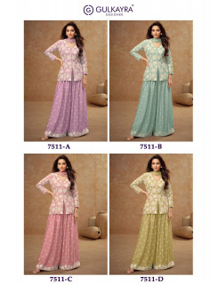 Gulkayra Firdous Designer Wedding Party Salwar Suits Catalog at Wholesale Rate