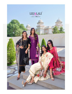 Lily Lali Rubab Vol 2 Embroidery Salwar Kameez Catalog at Wholesale Rate