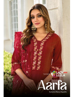 Lady Leela Aarfa Embroidery Salwar Kameez Catalog at Wholesale Rate