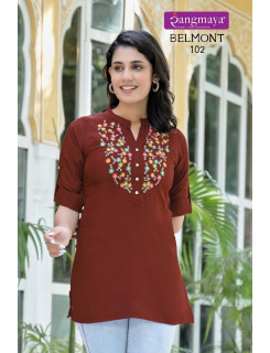 Rangmaya Belmont Ladies Tops Catalog at Wholesale Rate
