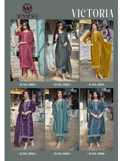 Woodee Victoria Readymade Dress Catalog at Wholesale Rate