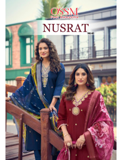 Ossm Nusrat Vol 2 Embroidery Salwar Kameez Catalog at Wholesale Rate