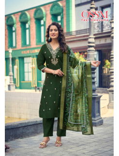 Ossm Nusrat Vol 2 Embroidery Salwar Kameez Catalog at Wholesale Rate