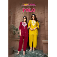 Tips And Tops Polo Co Ord Set Catalog at Wholesale Rate Tips And Tops Polo Co Ord Set Catalog at Wholesale Rate
