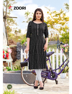 Zoori Akshara Vol 30 Rayon Kurti Catalog at Wholesale Rate