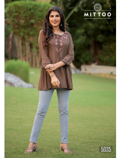 Mittoo Kurti Victoria Vol 7 Rayon Kurti Catalog at Wholesale Rate